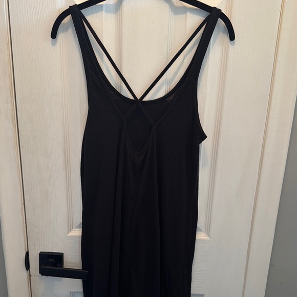 Xhilaration Black Tank Top with White Mermaid Print - Picture 4 of 5